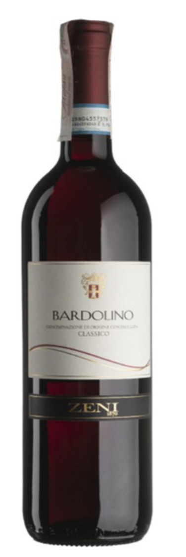 Вино Zeni Бардоліно Классіко сух/чер 0,75л Італ 12%